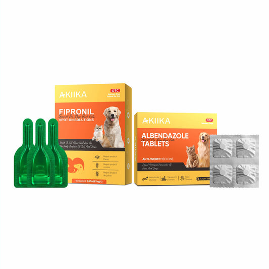 AKIIKA 3pcs Fipronil Spot On 0.67ml in one Box